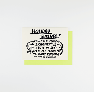 Holiday Wishes Card