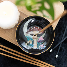 Load image into Gallery viewer, Forest Mushroom Ceramic Incense Plate
