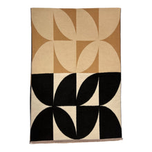 Load image into Gallery viewer, London Scarves - Retro print on cashmere blend scarf finished with fringes: Orbeige
