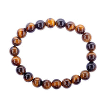 Load image into Gallery viewer, Earths Elements Wholesale - Crystal Bracelet - 8mm Tiger's Eye, pack of 5
