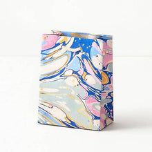 Load image into Gallery viewer, Paper Source Wholesale - Pink &amp; Blue Marble Gift Bag: Small
