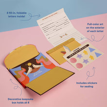Load image into Gallery viewer, A Box of Love Fill in the Blank Read Me When Letters
