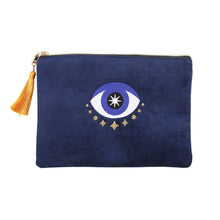 Load image into Gallery viewer, All Seeing Eye Velvet Make Up Bag
