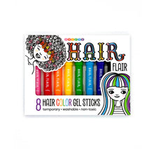 Load image into Gallery viewer, SNIFTY - HAIR FLAIR - Hair Color Gel Sticks Set of 8
