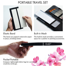 Load image into Gallery viewer, Artify - ARTIFY 9 PCS Travel Watercolor Brushes for Beginners &amp; Pros: 9 PCS Camellias

