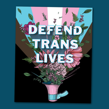 Load image into Gallery viewer, Defend Trans Lives Sticker
