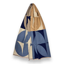 Load image into Gallery viewer, London Scarves - Retro print on cashmere blend scarf finished with fringes: Pistacio
