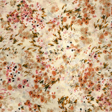 Load image into Gallery viewer, Summer colour Mimosa flower prints on medium weight scarf
