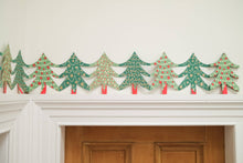 Load image into Gallery viewer, Christmas Trees Concertina Garland
