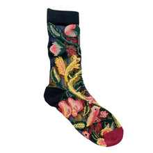 Load image into Gallery viewer, Floral and Fauna Mesh Socks
