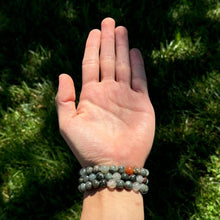 Load image into Gallery viewer, Earths Elements Wholesale - Crystal Bracelet - 8mm Bloodstone, pack of 5
