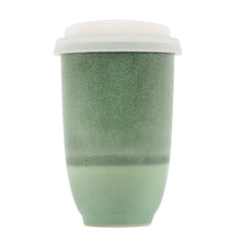 Load image into Gallery viewer, Nova Ceramics Travel Mugs - Emerald 12oz Ceramic Travel Mug – Reusable &amp; Stylish
