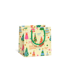 Load image into Gallery viewer, Red Cap Cards - Holly Jolly Trees gift bags: Medium
