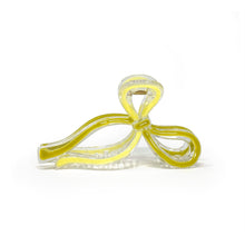 Load image into Gallery viewer, Two Tone Ribbon Bow Hair Claw Clip

