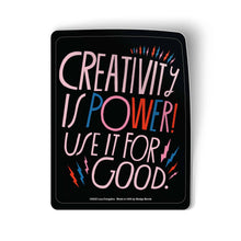 Load image into Gallery viewer, Creativity Is Power Sticker
