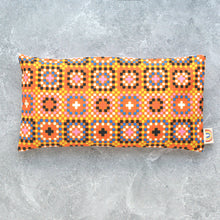 Load image into Gallery viewer, Minor Thread - Oversized Eye Pillow in Granny Squares Cotton: Lavender
