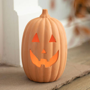 30cm Terracotta Halloween Pumpkin Decoration