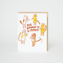Load image into Gallery viewer, Egg Press Manufacturing - Punny Congrats Animals Letterpress Greeting Card by Egg Press: Paper tab
