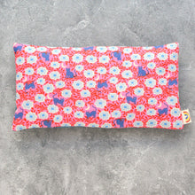 Load image into Gallery viewer, Minor Thread - Floral Moon Cats in Pink Weighted Eye Pillow: Lavender
