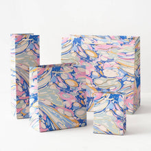 Load image into Gallery viewer, Paper Source Wholesale - Pink &amp; Blue Marble Gift Bag: Small
