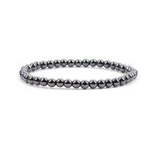 Load image into Gallery viewer, Earths Elements Wholesale - Crystal Bracelet - 4mm Hematite, pack of 5
