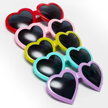 Load image into Gallery viewer, Wokeface - Heart Sunglasses: Baby Pink
