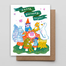 Load image into Gallery viewer, Hammerpress - Bday Animal Party: Single card
