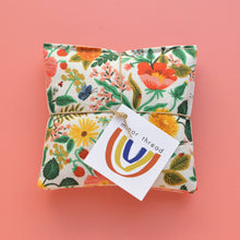 Load image into Gallery viewer, Lavender Sachet Bundle Poppy Fields in Cream Botanical Flora
