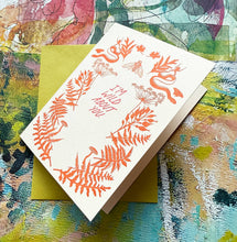 Load image into Gallery viewer, Blackbird Letterpress - I'm Wild About You card
