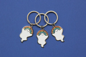 Dead Inside Enamel Keychain