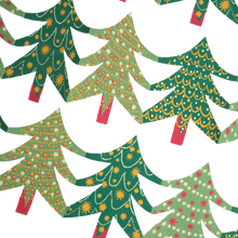 Load image into Gallery viewer, Christmas Trees Concertina Garland
