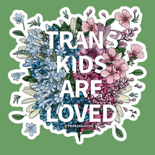 Load image into Gallery viewer, Trans Kids Are Loved Decal | Transgender Stickers
