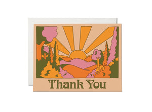 Sunrise Thank You thank you greeting card