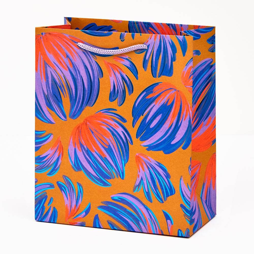Floral Feather Gift Bag