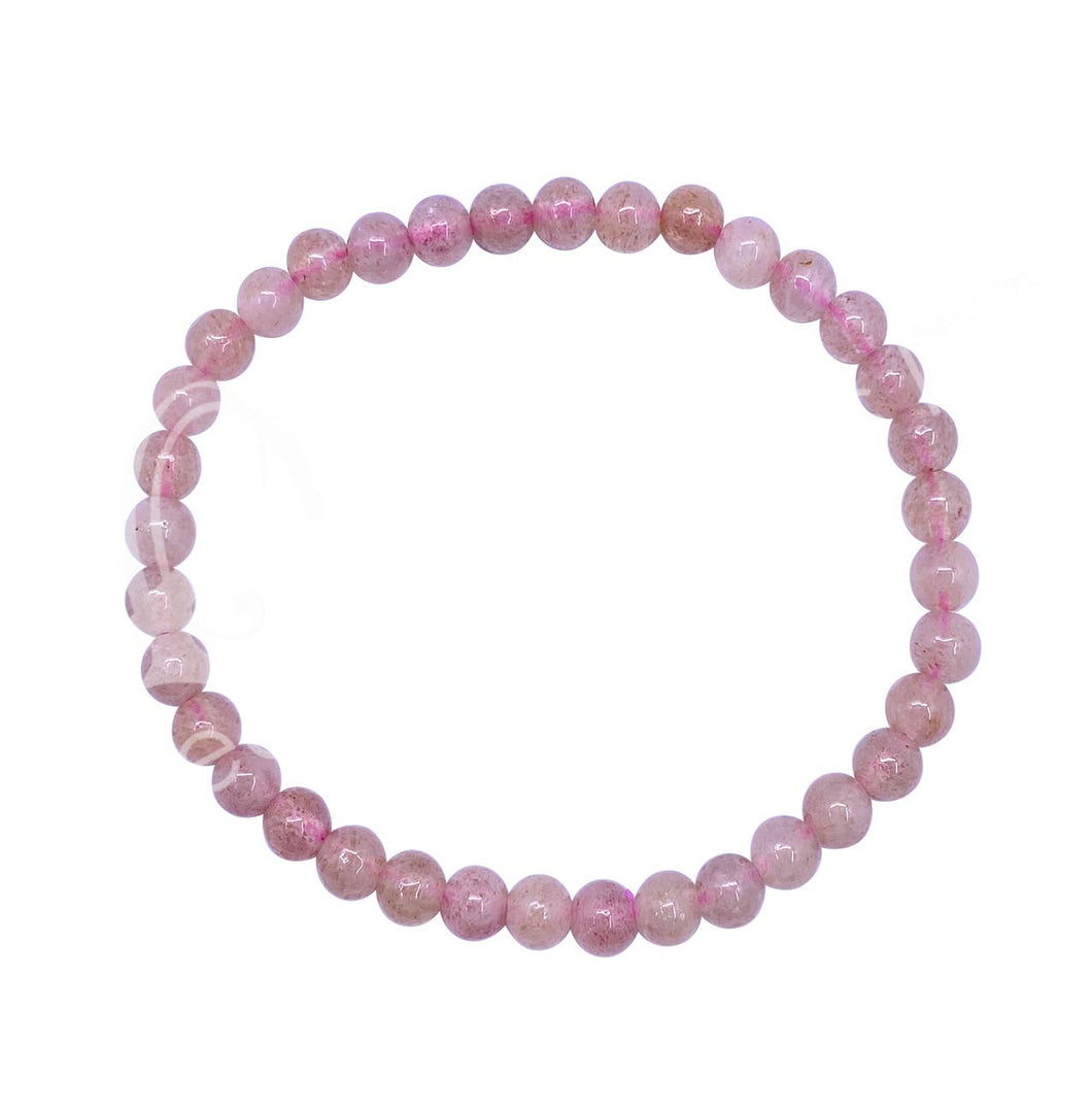 BRACELET - STRAWBERRY QUARTZ (4-8 MM) 7.15-7.25