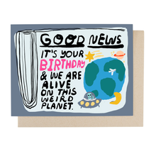 Load image into Gallery viewer, Good News Birthday Card

