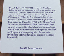 Load image into Gallery viewer, Blackbird Letterpress - Octavia Butler notebook
