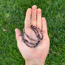 Load image into Gallery viewer, Crystal Bracelet - 4mm Rhodonite
