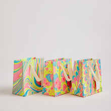 Load image into Gallery viewer, Hand Marbled Gift Bags (Small) - Neon
