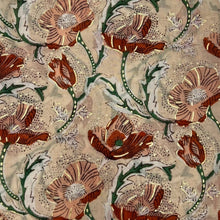 Load image into Gallery viewer, Summer poppy flower print scarf
