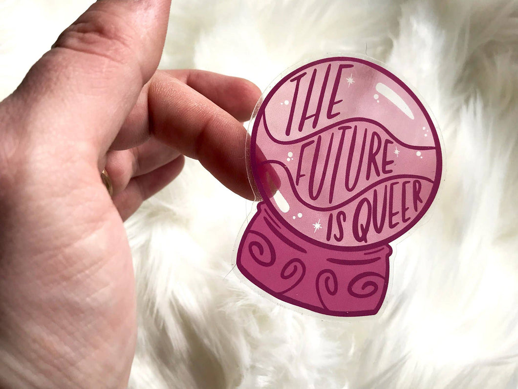 Transparent Future Is Queer Sticker