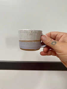 Espresso cups: White / lime green
