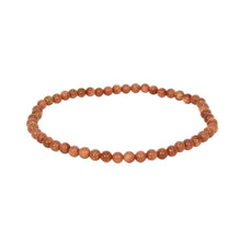 Load image into Gallery viewer, Earths Elements Wholesale - Crystal Bracelet - 4mm Goldstone, pack of 5
