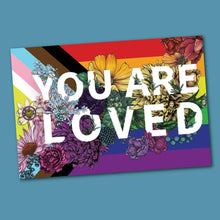 Load image into Gallery viewer, Transpainter - You Are Loved Sticker | LGBTQ Pride Gifts | Pride Flag Decal: Default
