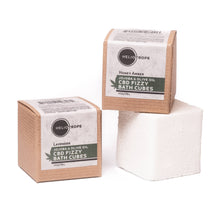 Load image into Gallery viewer, Heliotrope - CBD Jojoba &amp; Olive Oil Bath Cube: Lavender
