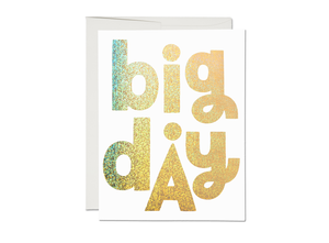 Big Day congratulations greeting card