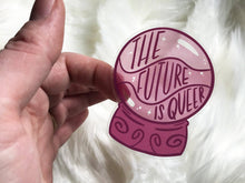 Load image into Gallery viewer, Transparent Future Is Queer Sticker
