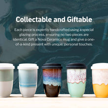 Load image into Gallery viewer, Nova Ceramics Travel Mugs - Emerald 12oz Ceramic Travel Mug – Reusable &amp; Stylish
