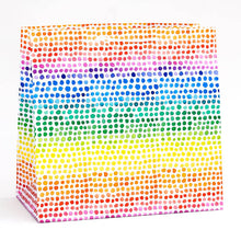 Load image into Gallery viewer, Paper Source Wholesale - Rainbow Dots Gift Bag: Small
