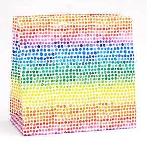 Paper Source Wholesale - Rainbow Dots Gift Bag: Small
